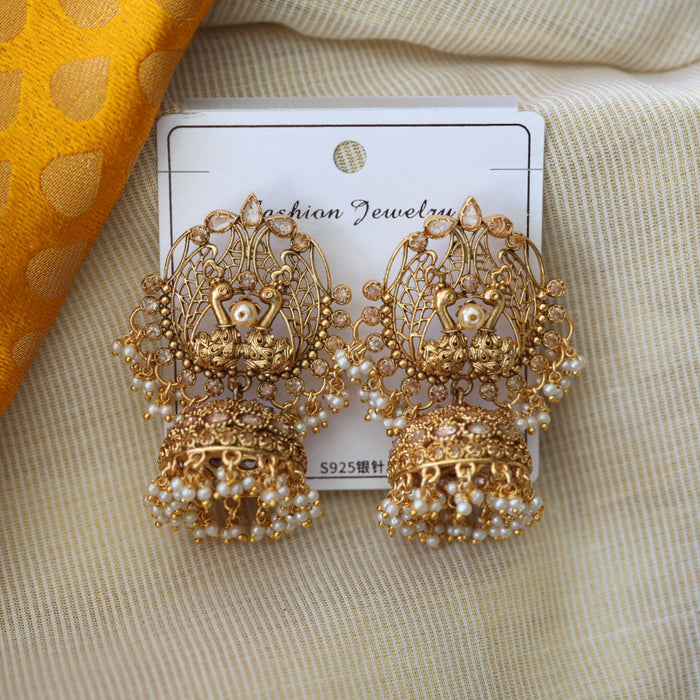 Antique pearl jumka earrings AJII21