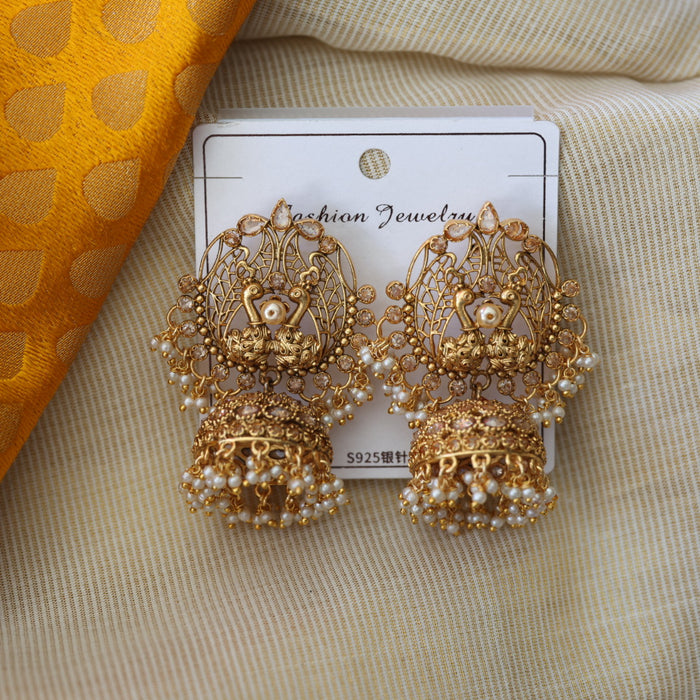 Antique pearl jumka earrings AJII21
