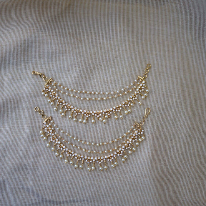 Heritage 3 layer gold plated mattal ear accessories HM3345555