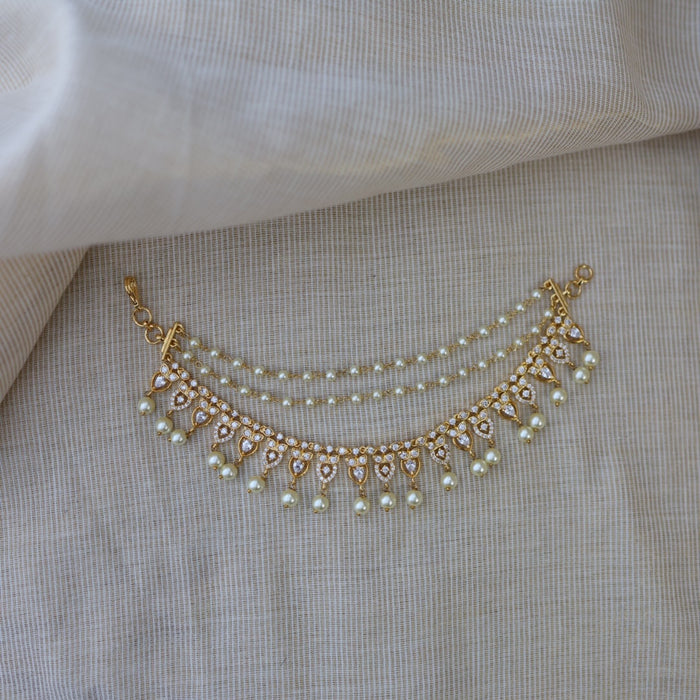 Heritage 3 layer gold plated mattal ear accessories HM33444