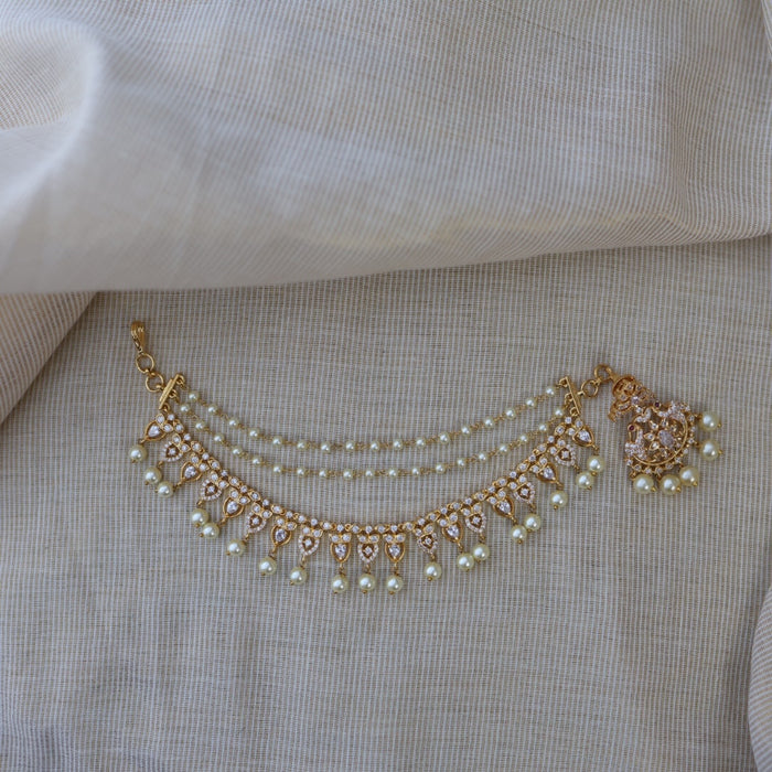 Heritage 3 layer gold plated mattal ear accessories HM33444