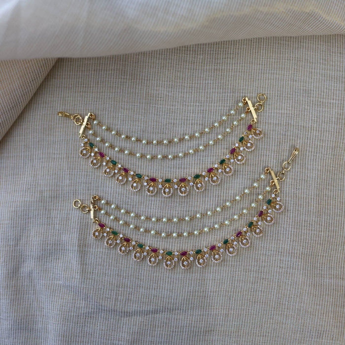 Heritage gold plated mattal hair accessories HM0112344