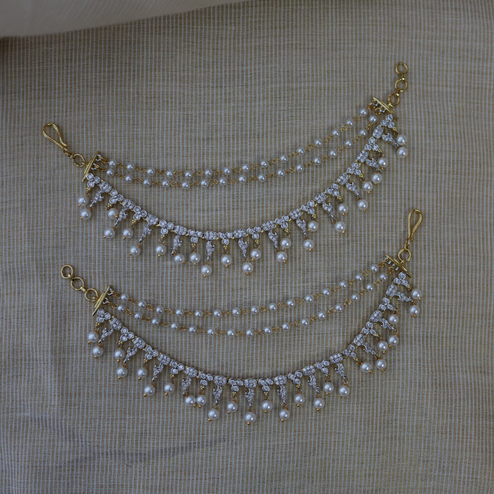 Heritage 3 layer gold plated mattal ear accessories HM2833