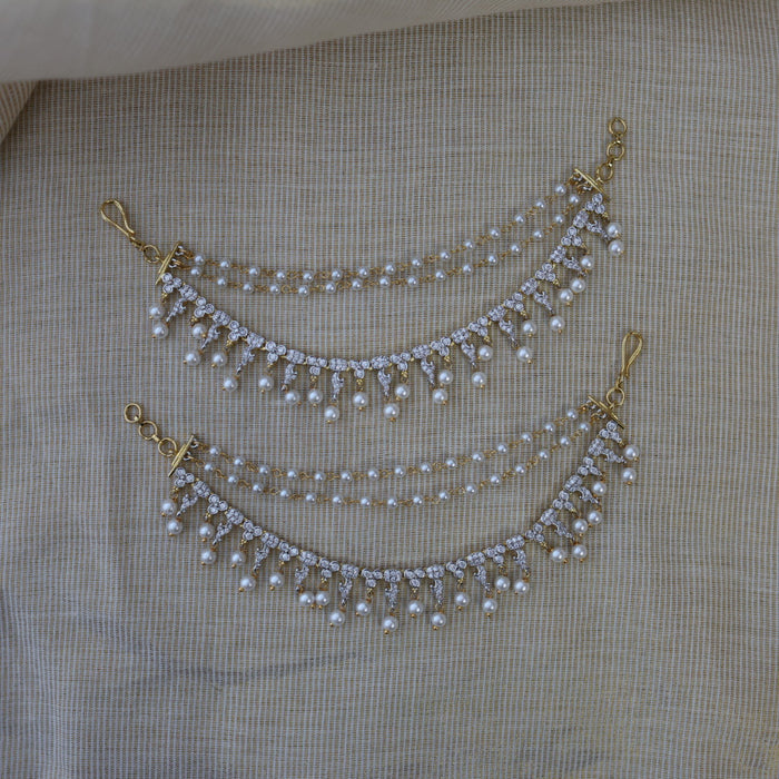 Heritage 3 layer gold plated mattal ear accessories HM2833