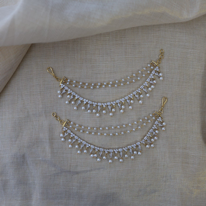 Heritage 3 layer gold plated mattal ear accessories HM2833