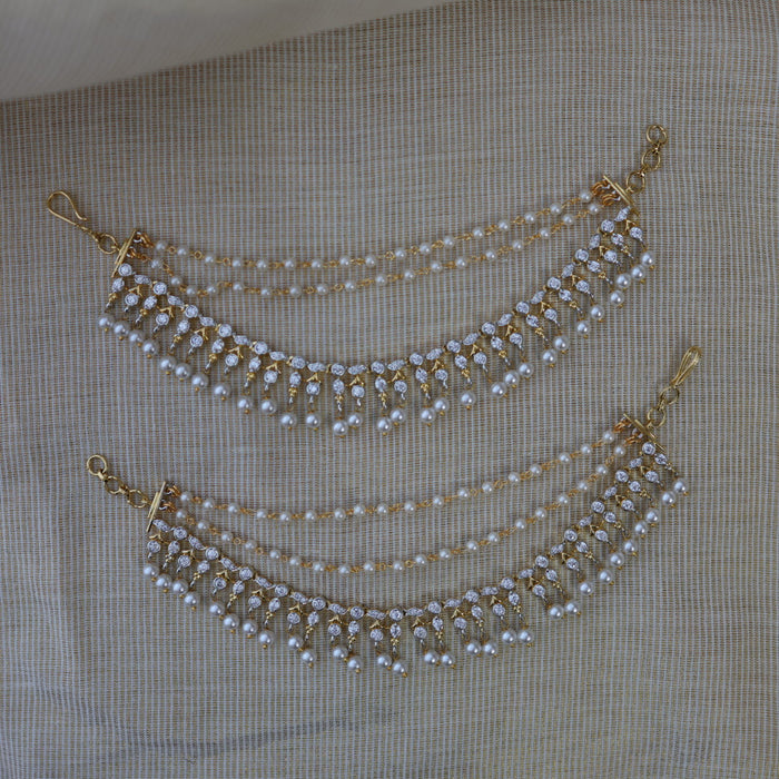 Heritage gold plated mattal hair accessories HM0112544