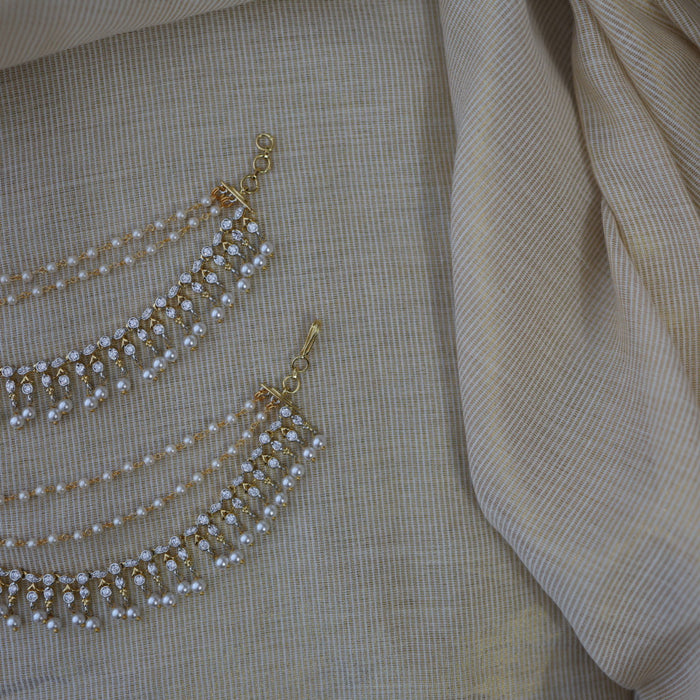 Heritage gold plated mattal hair accessories HM0112544