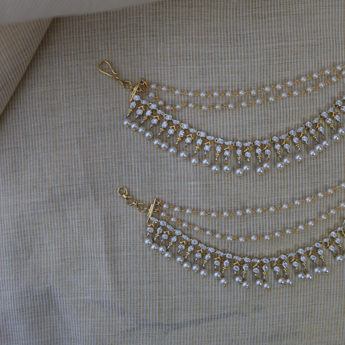 Heritage gold plated mattal hair accessories HM0112544