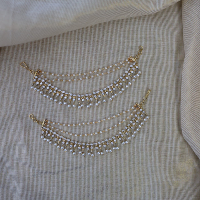 Heritage gold plated mattal hair accessories HM0112544