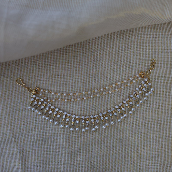 Heritage gold plated mattal hair accessories HM0112544