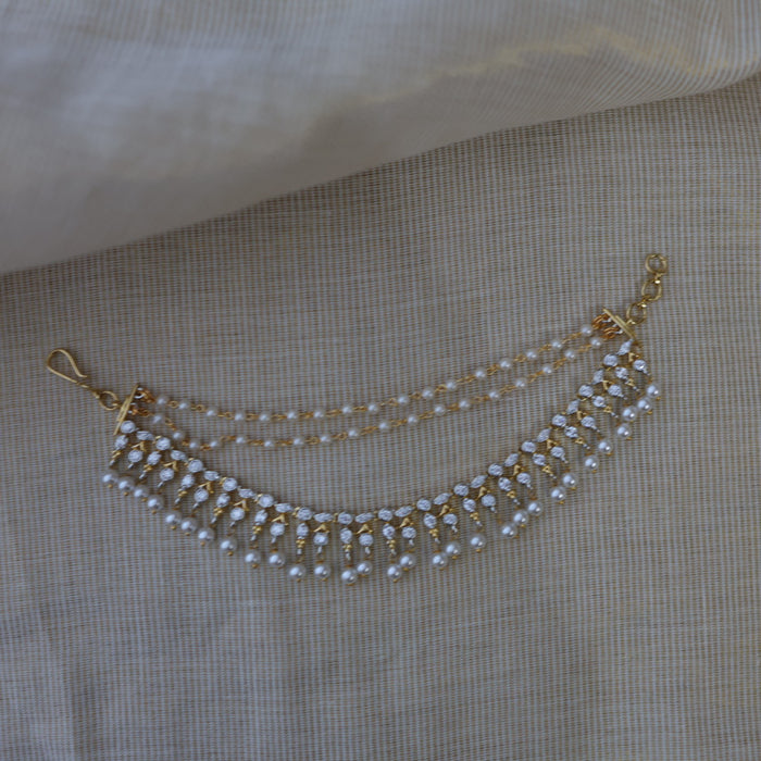 Heritage gold plated mattal hair accessories HM0112544