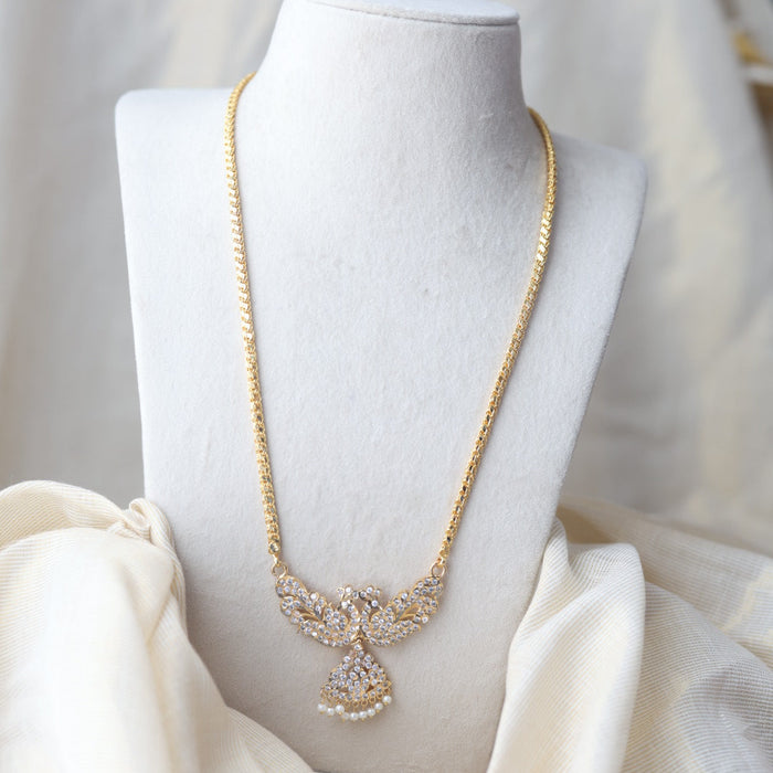 Heritage gold plated padakam long necklace HP7582