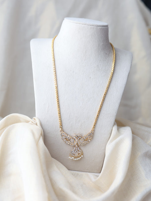 Heritage gold plated padakam long necklace HP7582