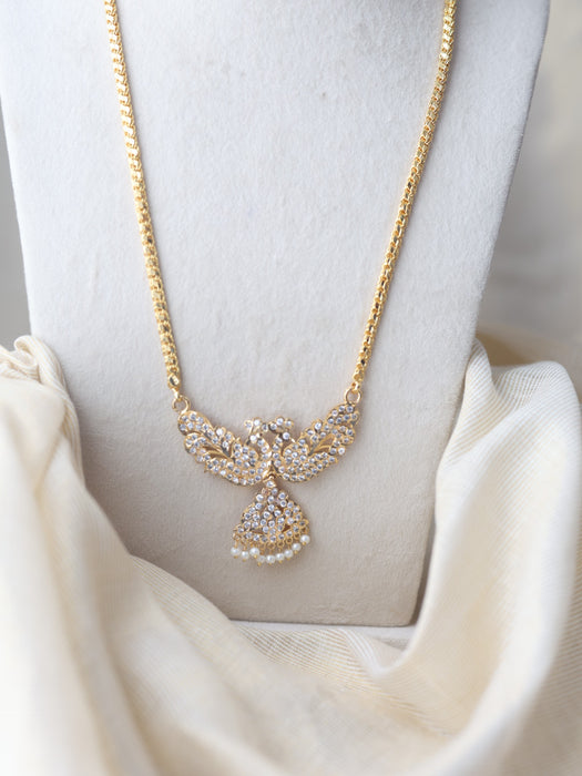 Heritage gold plated padakam long necklace HP7582