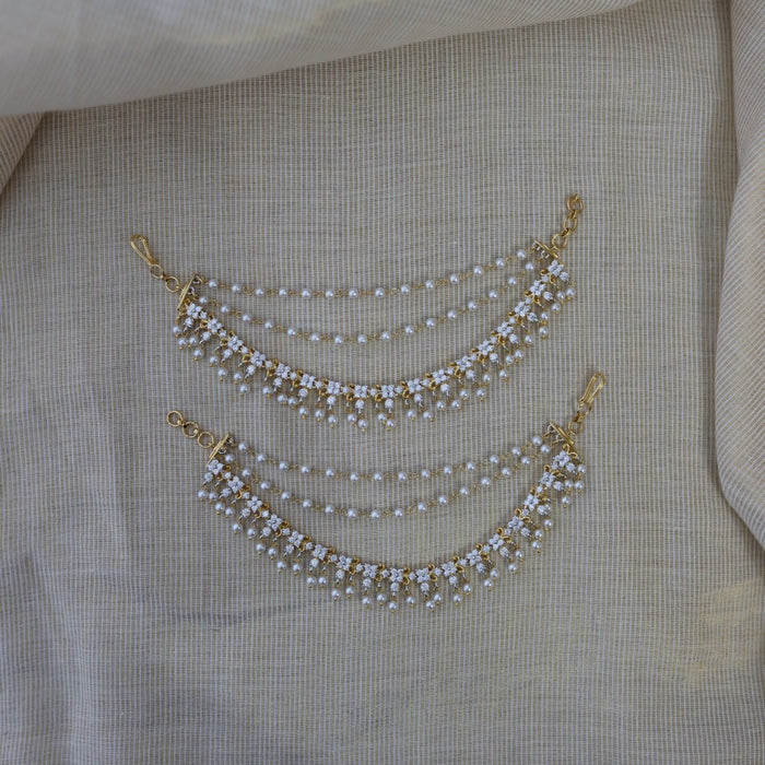 Heritage gold plated mattal hair accessories HM011222