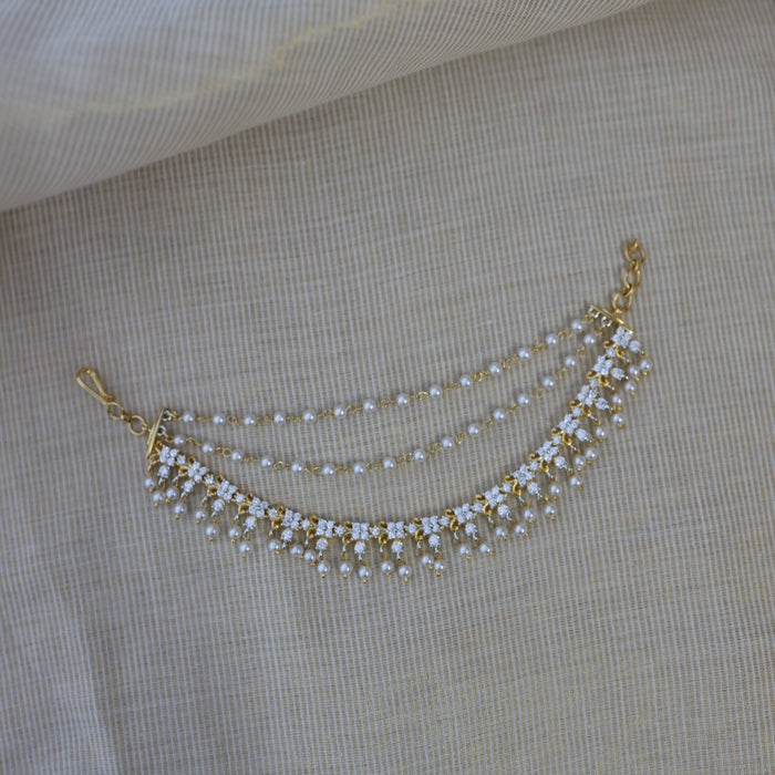 Heritage gold plated mattal hair accessories HM011222
