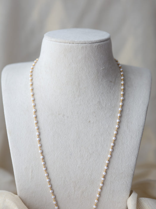 Heritage gold plated padakam long necklace HP0432