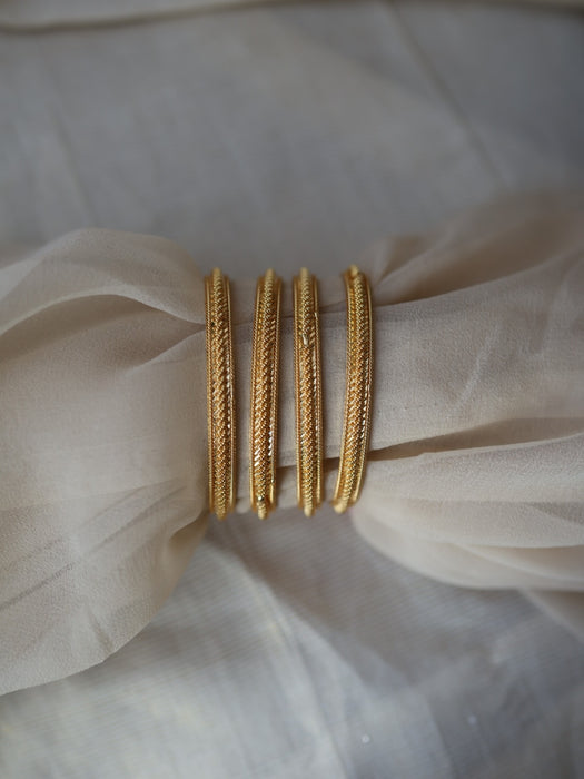 Heritage gold plated gold bangle (1 set  of 2 bangles) HB220