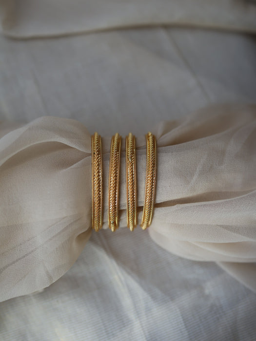 Heritage gold plated gold bangle (1 set  of 2 bangles) HB220