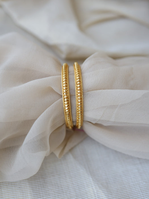 Heritage gold plated gold bangle (1 set  of 2 bangles) HB202