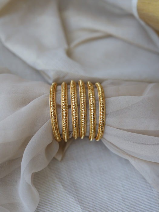 Heritage gold plated gold bangle (1 set  of 2 bangles) HB202