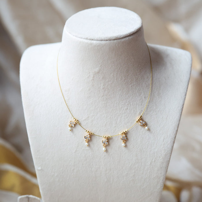 Heritage invisible short necklace IN4557