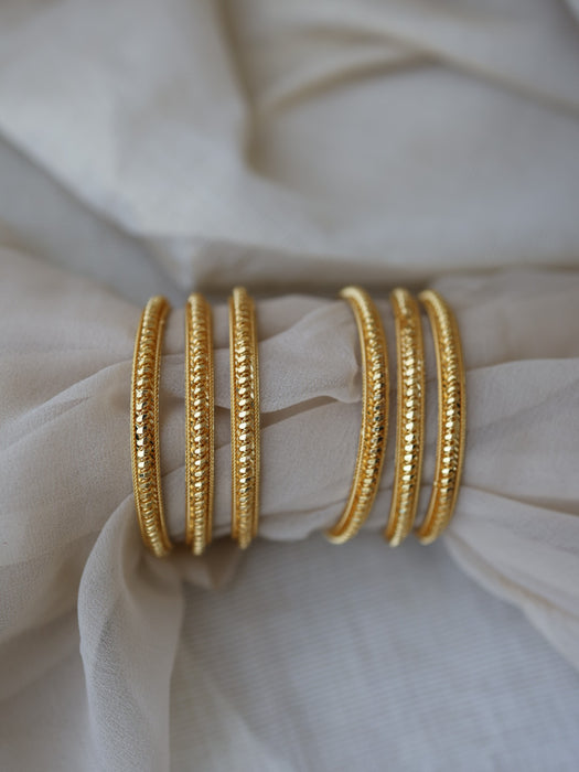 Heritage gold plated gold bangle (1 set  of 2 bangles) HB202