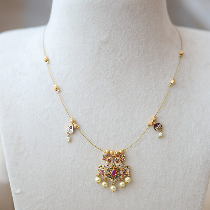 Heritage invisible short necklace IN4562