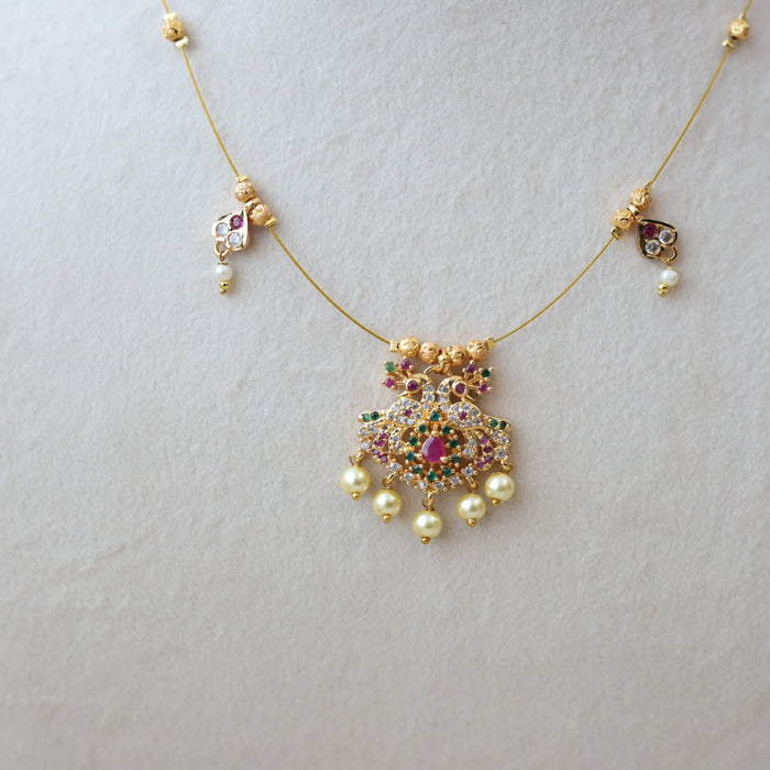 Heritage invisible short necklace IN4562