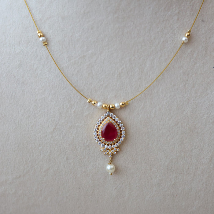 Heritage invisible short necklace IN4590