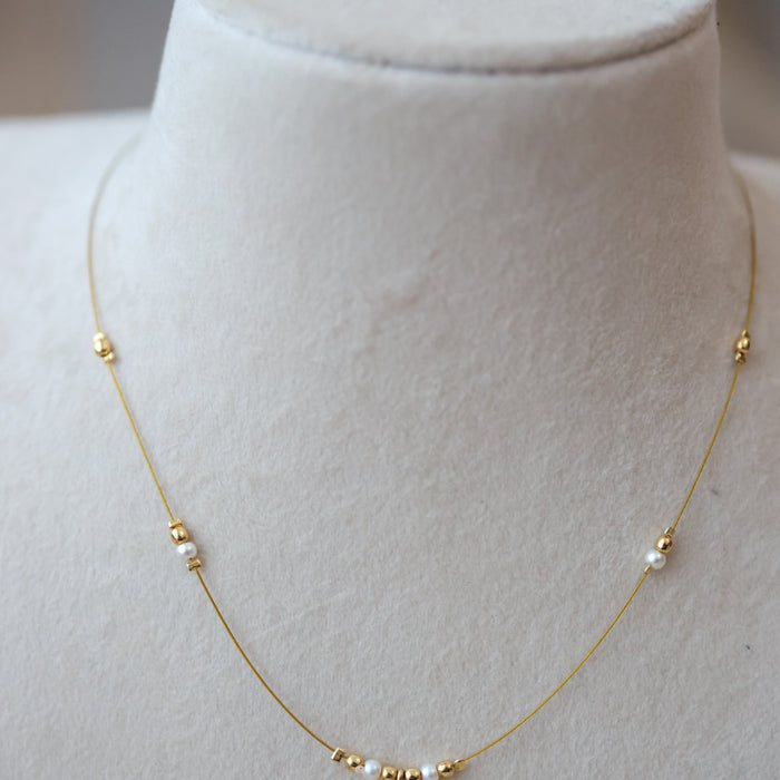 Heritage invisible short necklace IN4590