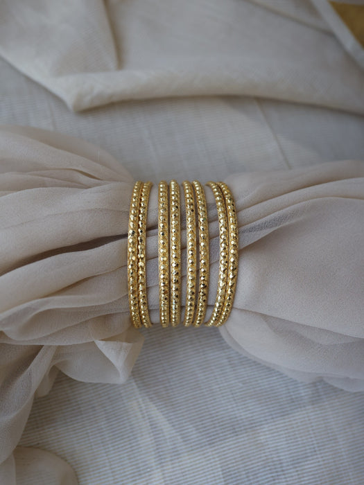 Heritage gold plated gold bangle (1 set  of 8 bangles) HB455