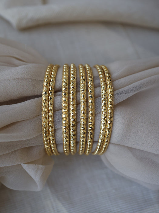 Heritage gold plated gold bangle (1 set  of 8 bangles) HB455