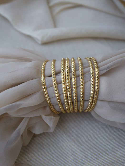Heritage gold plated gold bangle (1 set  of 8 bangles) HB455