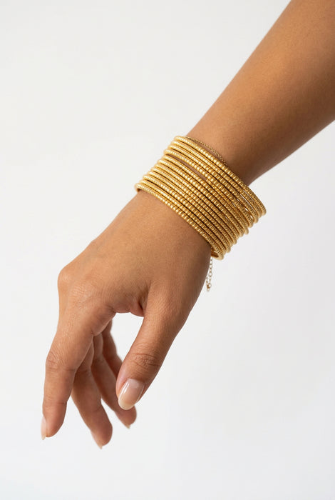 Heritage gold plated gold bangle (1 set  of 12 bangles) HB240