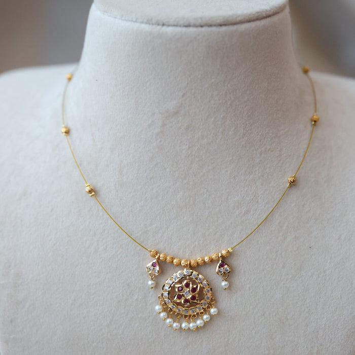 Heritage invisible short necklace IN45670