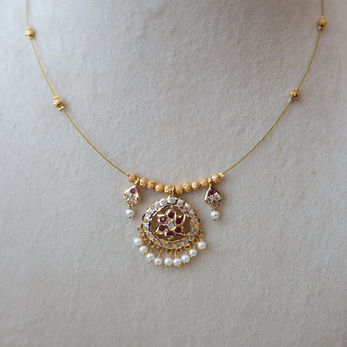 Heritage invisible short necklace IN45670