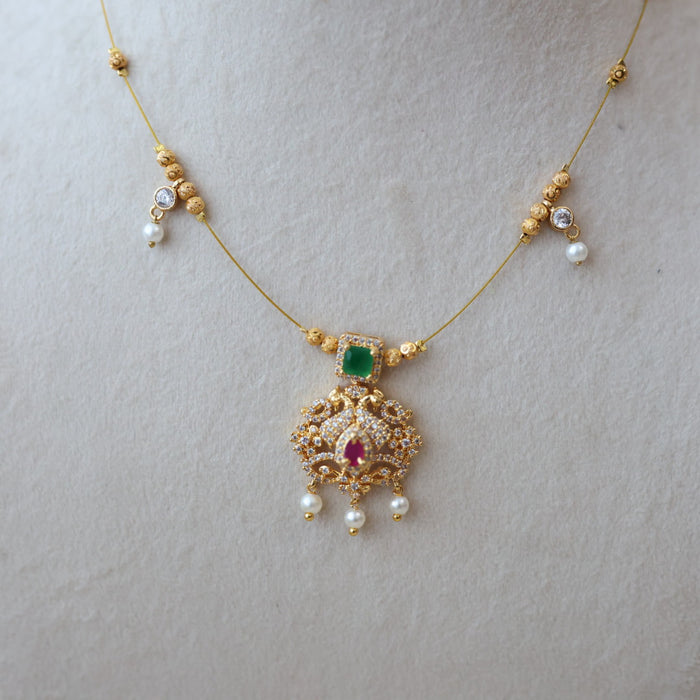 Heritage invisible short necklace IN45674