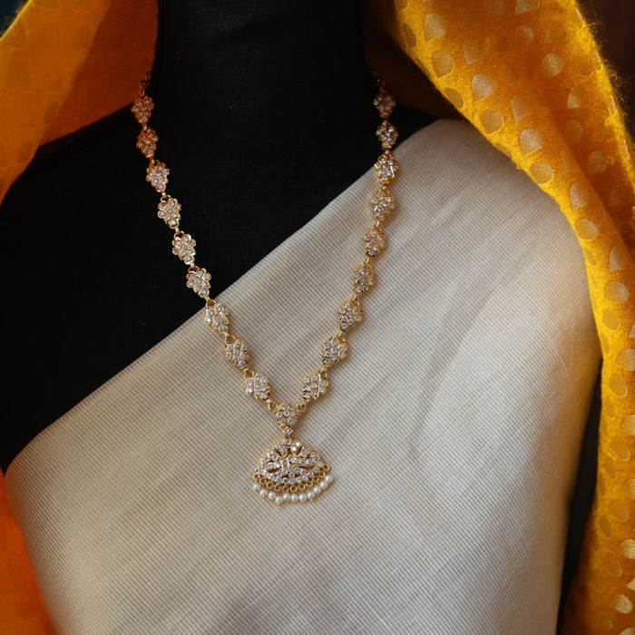 Heritage gold plated short necklace HP211