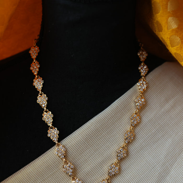 Heritage gold plated short necklace HP211