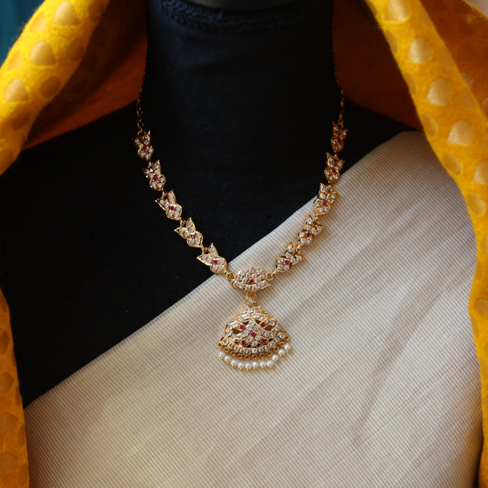 Heritage gold plated short necklace HP2199