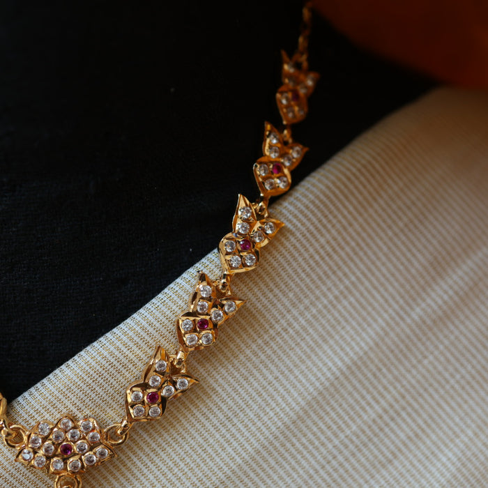 Heritage gold plated short necklace HP2199