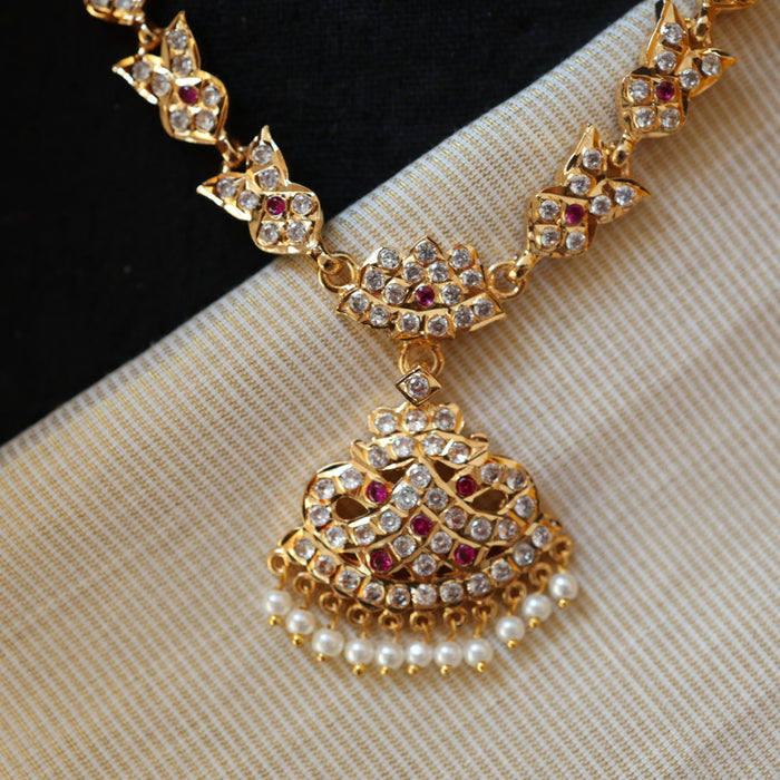 Heritage gold plated short necklace HP2199