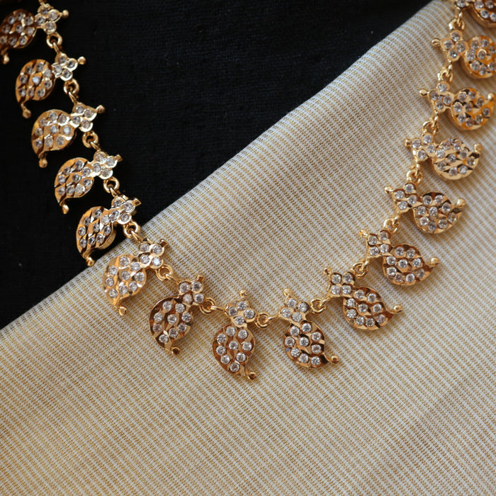 Heritage gold plated short necklace HP220