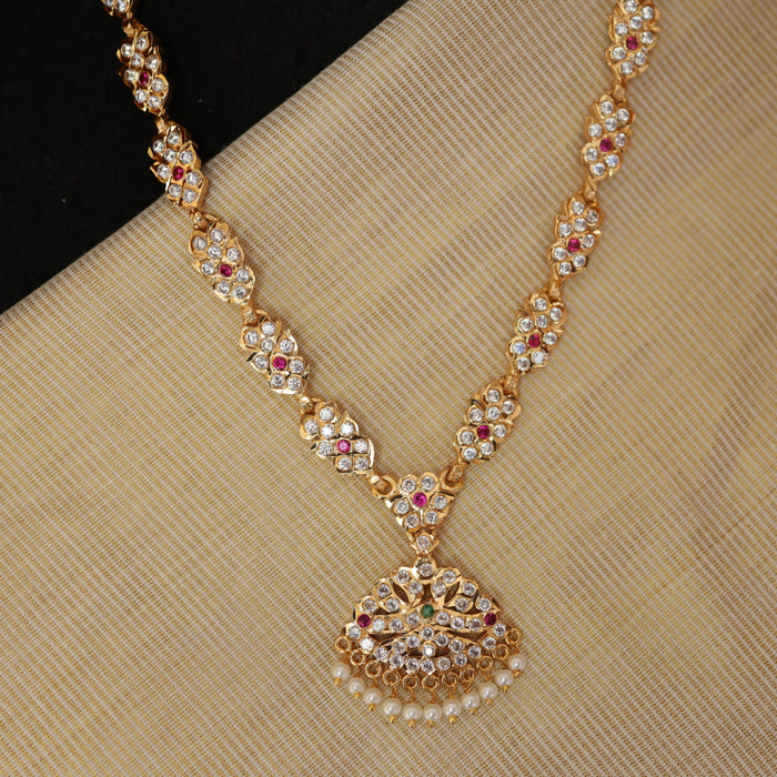 Heritage gold plated short necklace HP220