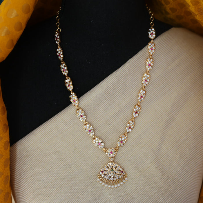 Heritage gold plated short necklace HP220