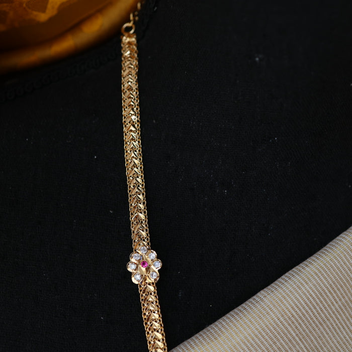 Heritage gold plated padakam long necklace HP2121