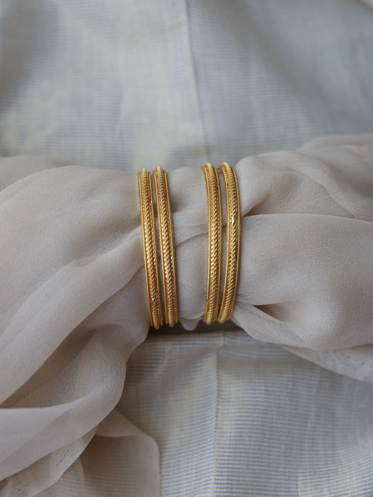 Heritage gold plated gold bangle (1 set  of 2 bangles) HB5128