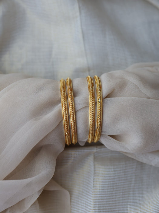 Heritage gold plated gold bangle (1 set  of 2 bangles) HB5128