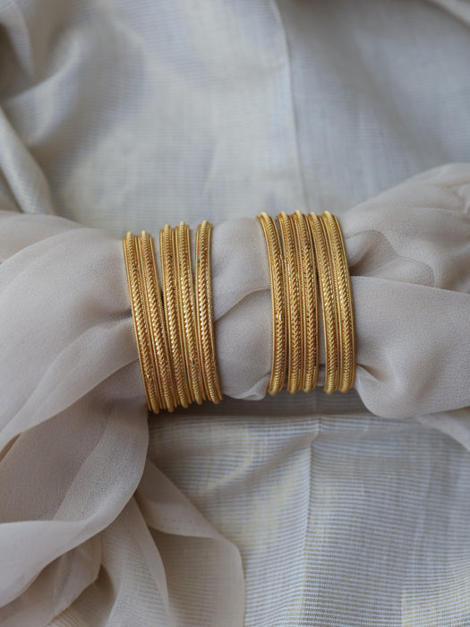 Heritage gold plated gold bangle (1 set  of 2 bangles) HB5128